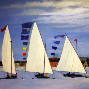 Ice Sailing 0n the Miramichi